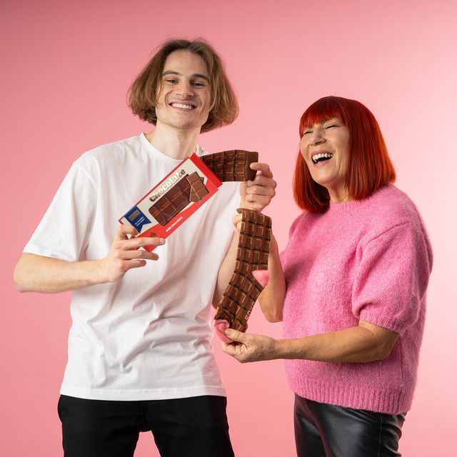 Calcetines de mujer SOXO, una barra de chocolate