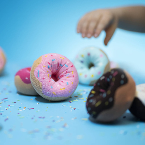 Calcetines de mujer SOXO GOOD STUFF donut en una caja