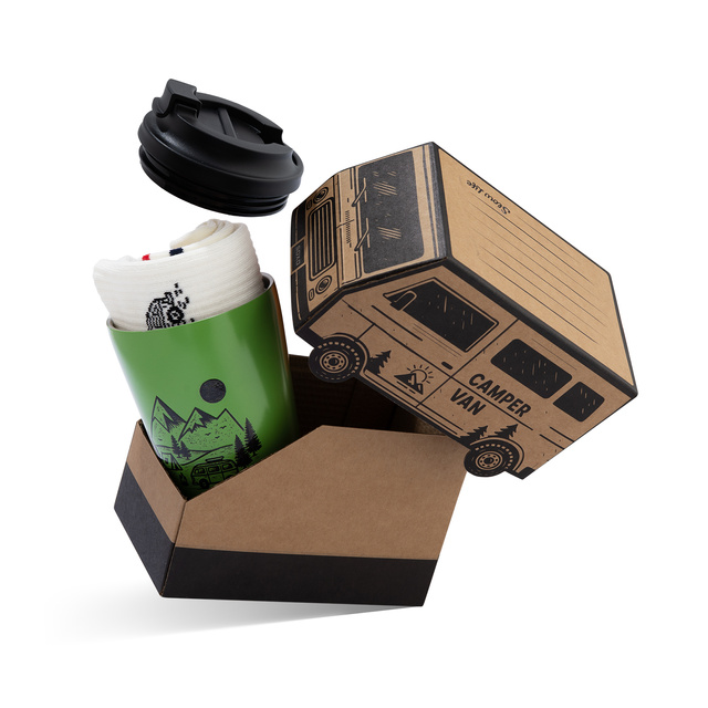 Taza térmica Momo Way 1200ml negra