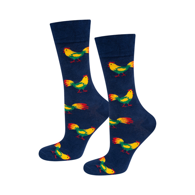 SOXO pies de hombre de colores en relieve - 3 pares