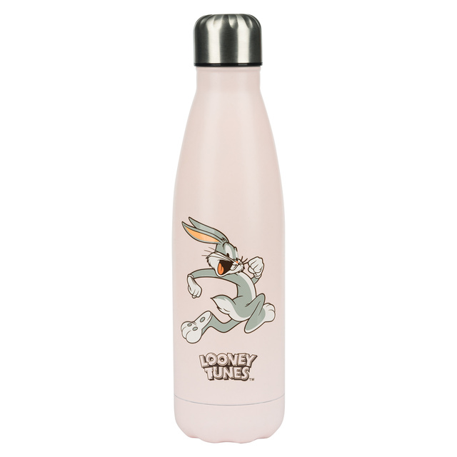 Botella térmica 500mL Rosa | duradera y práctica | Warner Bros | Bugs Bunny