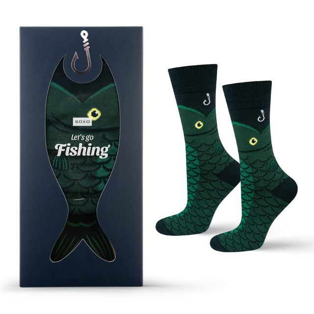 Calcetines de hombre SOXO Let's go fishing en paquete