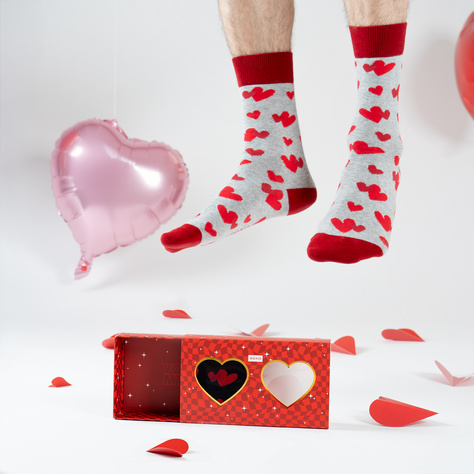 Calcetines de hombre SOXO Corazones - 2 pares