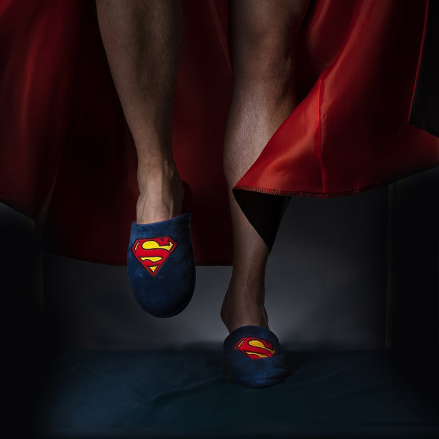 SOXO SUPERMAN DC Comics zapatillas de hombre con suela de TPR dura