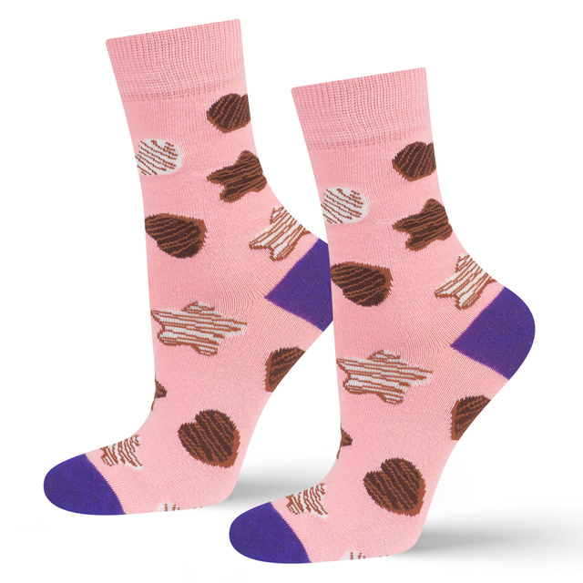 Calcetines de jengibre para mujer SOXO en chocolate 