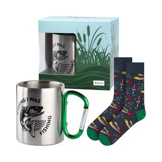 Set Calcetines para hombre + Taza Soxo Peces