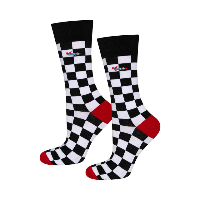 Calcetines con diseño de Fórmula 1 – estilo tarjeta de regalo