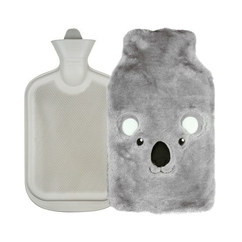 Botella de agua caliente gris SOXO calentador koala