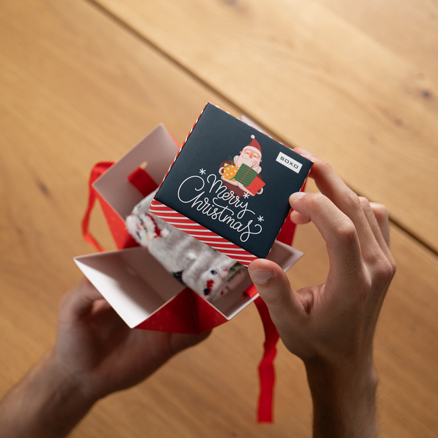 Calcetines de Navidad en Caja