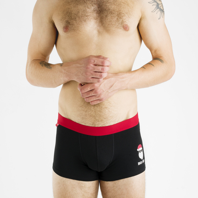 Set de regalo para hombre Soxo | 2 calcetines navideños | 2 calzoncillos bóxer navideños | regalo para Papá Noel | para el | conjunto divertido