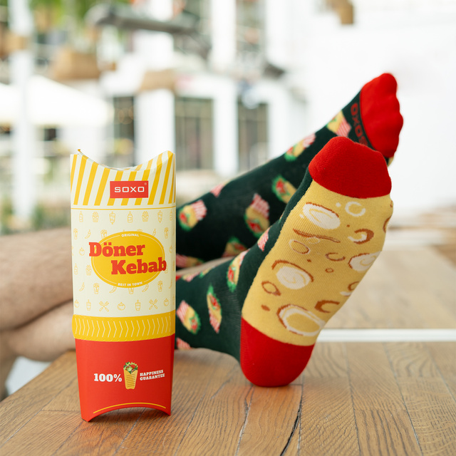 Calcetines envolventes de hombre SOXO en pack -2 pares