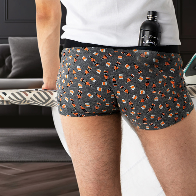 Bóxer de whisky para hombre en botella SOXO | Idea de regalo | Día del Niño | bragas de algodón