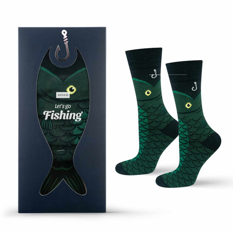 Calcetines de hombre SOXO Let's go fishing en paquete