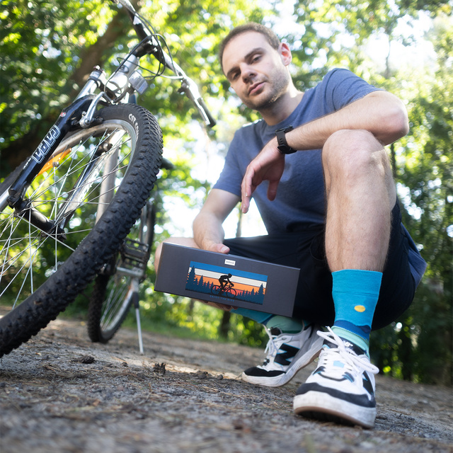 Calcetines de colores para hombre SOXO cycling - 5 pares