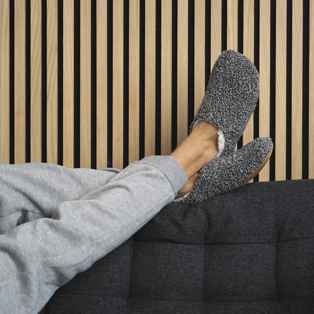 Zapatillas SOXO SUPER SOFT con suela antideslizante e inserciones de PVC