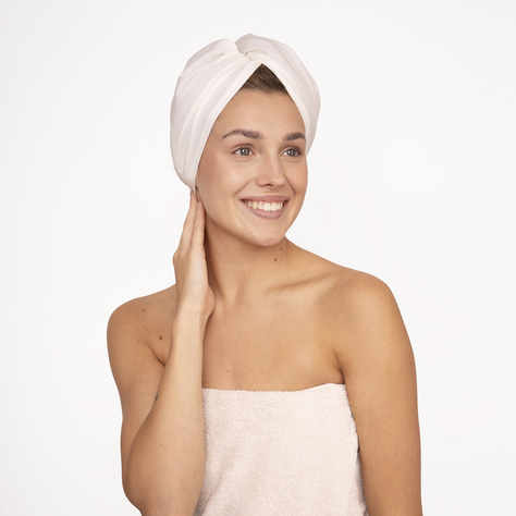 MOMO WAY turbante de baño blanco | toalla