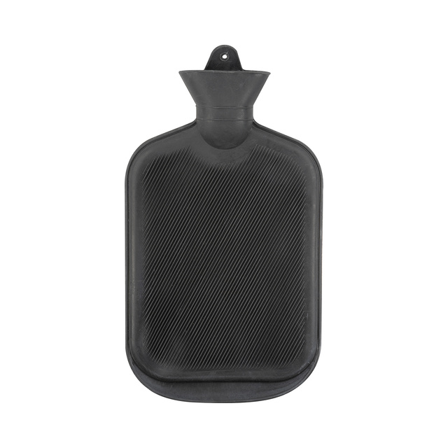Botella de agua caliente SOXO gris con funda de felpa FRIENDS, idea de regalo GRANDE 1,8 l