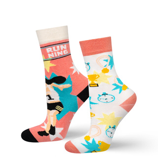 Coloridos calcetines de mujer SOXO, atleta