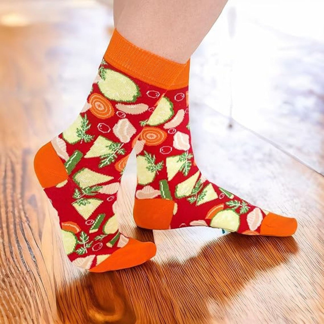 Calcetines de hombre | Sopa minestrone SOXO GOOD STUFF para mujer en lata | colorido | gracioso | idea de regalo para ella | para el unisexo