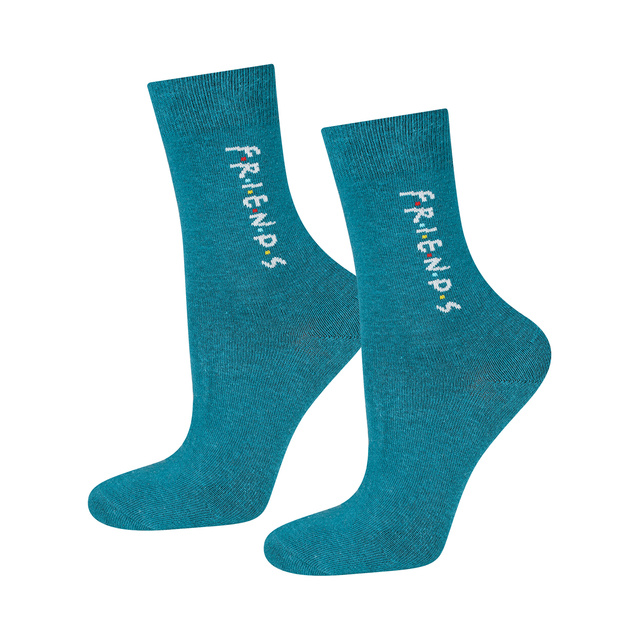 Juego de 3 calcetines de mujer SOXO | calcetines felices | para un fan de la serie Friends | regalo | colores
