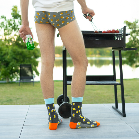 Calzoncillos de lata de cerveza para hombre SOXO | Regalo divertido | Día del niño | Bragas para él en su embalaje original