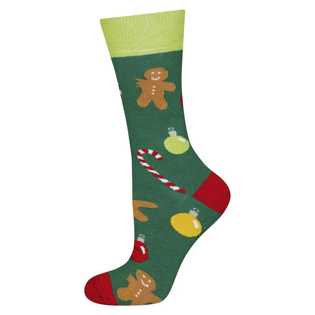 Juego de 2x calcetines navideños de algodón para hombre SOXO GOOD STUFF de colores
