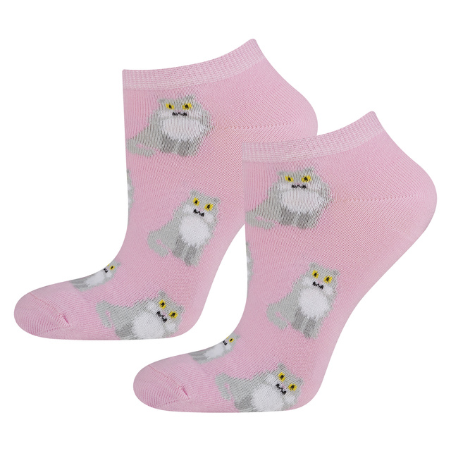 OUTLET Calcetines coloridos para mujer SOXO calcetines tobilleros gatos divertidos