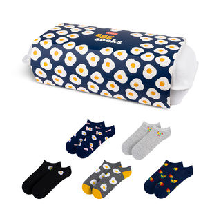 SOXO pies de hombre de colores en relieve - 5 pares