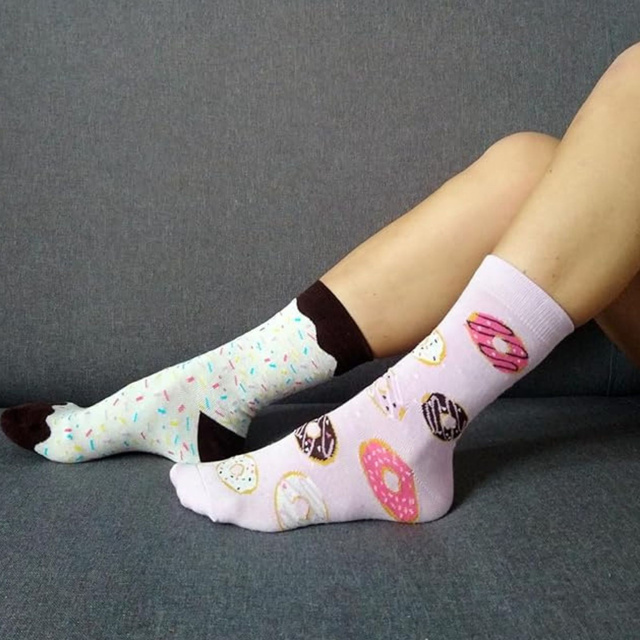 Calcetines de mujer SOXO GOOD STUFF donut en una caja