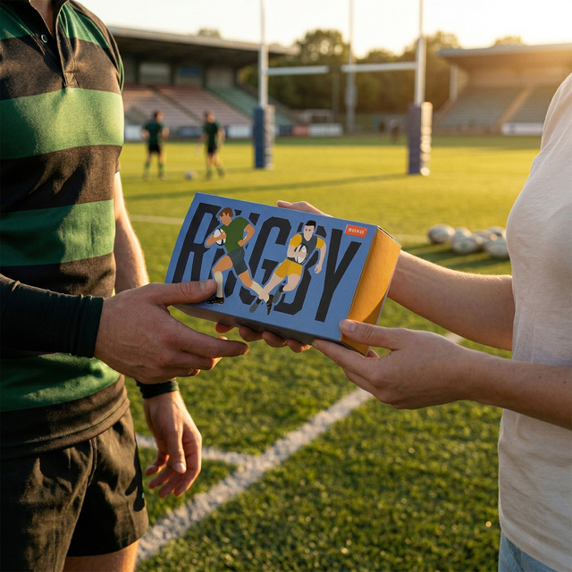 Calcetines de colores para hombre SOXO Rugby - 3 pares 