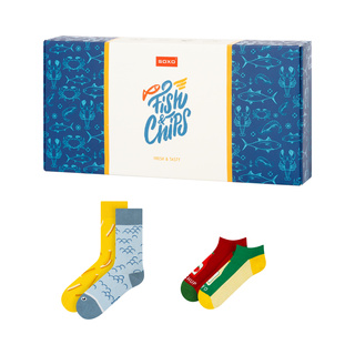 Calcetines de hombre Soxo fish and chips