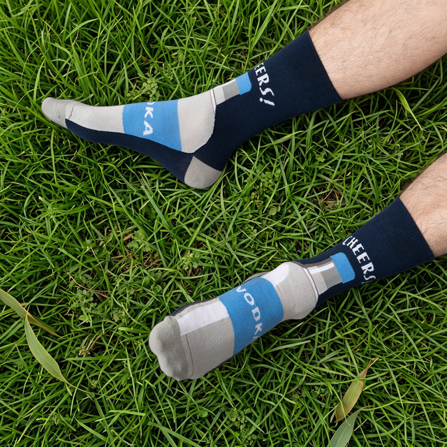 Juego de 3 calcetines coloridos para hombre SOXO GOOD STUFF Vodka 