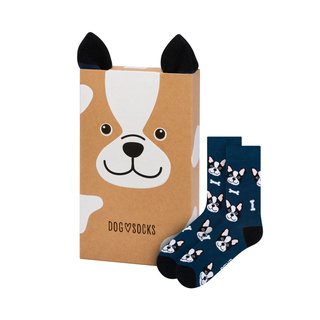 Calcetines de mujer | SOXO de hombre | Perro en caja | Idea de regalo ideal | Unisex