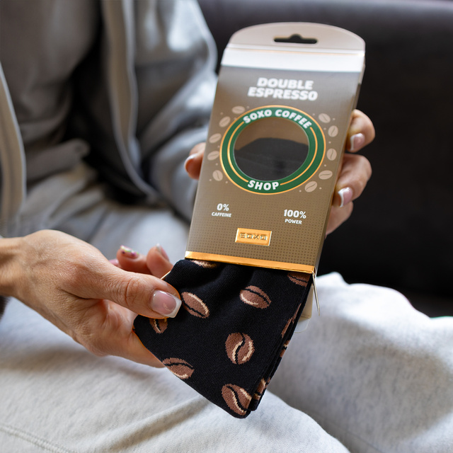 Calcetines de mujer Soxo espresso