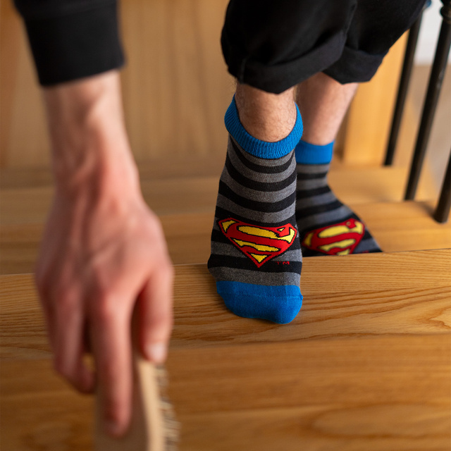 Juego de 2 calcetines coloridos SOXO Superman DC COMICS para hombre