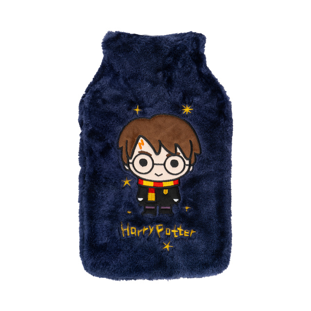 Botella de agua caliente de Harry Potter Original, con licencia de Warner Bros., más cálida en una funda de felpa