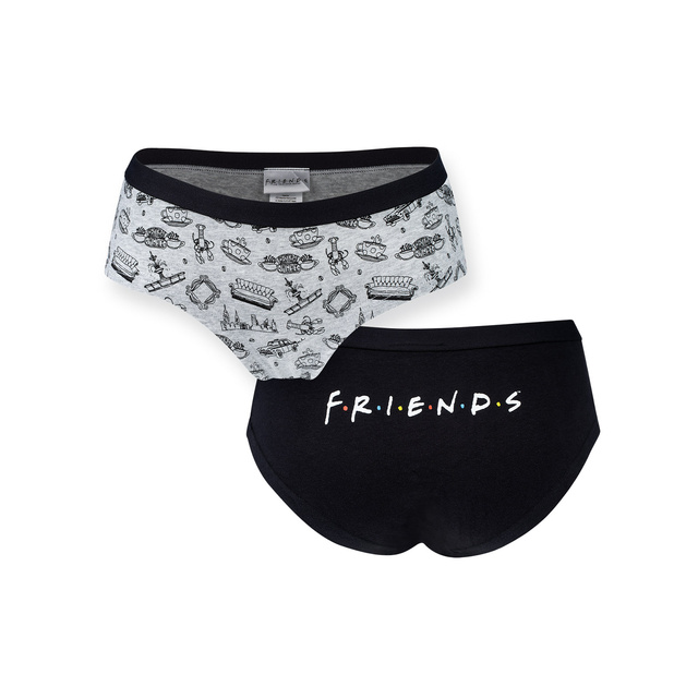 2x Braguitas de colores para mujer SOXO | Amigos | perfecto para un regalo para ella