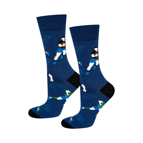 Calcetines de colores para hombre SOXO Rugby - 3 pares 