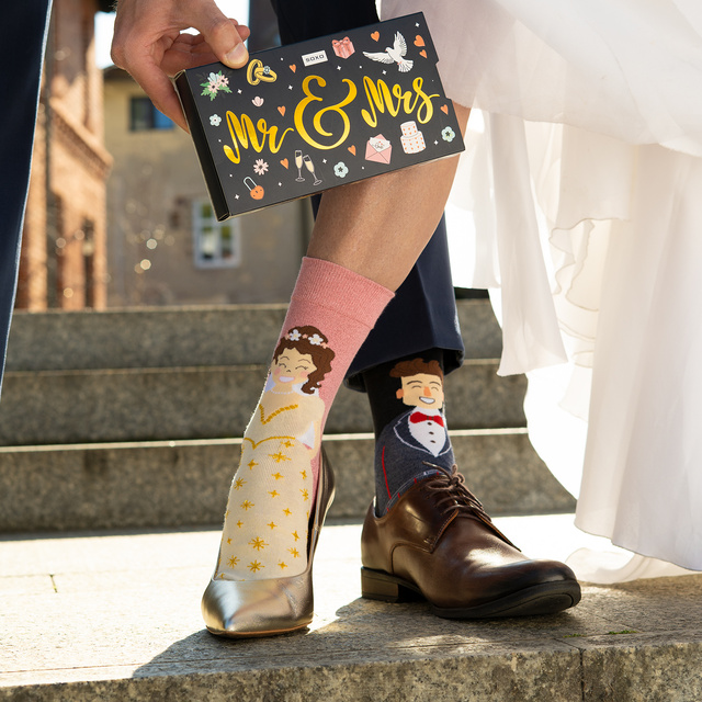 Calcetines para mujer y hombre SOXO marido y mujer en paquete – 2 pares