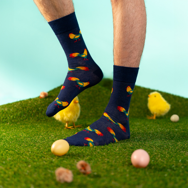 SOXO pies de hombre de colores en relieve - 3 pares