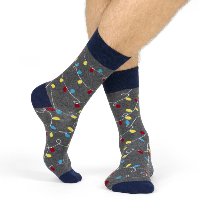calendario de adviento | regalo de navidad | Mikolajki | para él | Juego de 6 calcetines SOXO GOOD STUFF de color para hombre