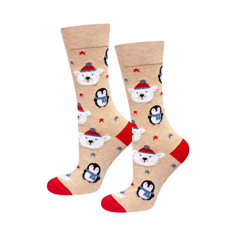 Calcetines navideños para hombre y mujer SOXO en paquete