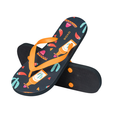 Chanclas de playa para mujer y hombre.SOXO | Feliz Teqila y México | Perfecto para unas vacaciones en la playa y una piscina