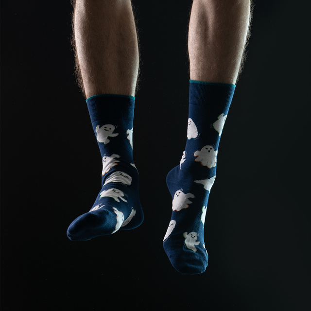 Calcetines para hombre SOXO fantasma y ojos