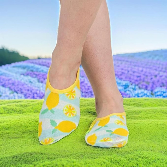 Set de 4x coloridos pies de mujer SOXO con silicona.Regalo divertido