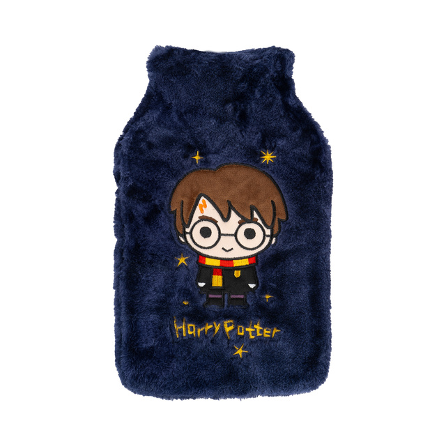Botella de agua caliente de Harry Potter Original, con licencia de Warner Bros., más cálida en una funda de felpa