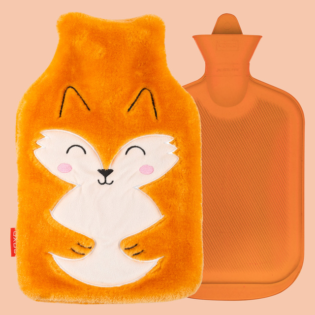 Bolsa de agua caliente fox SOXO naranja 1,8 L