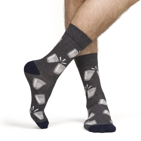 Juego de 3 calcetines coloridos para hombre SOXO GOOD STUFF Vodka 