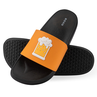 Chanclas de playa para mujer y hombre.SOXO Beer | Perfecto para unas vacaciones en la playa y una piscina | Goma
