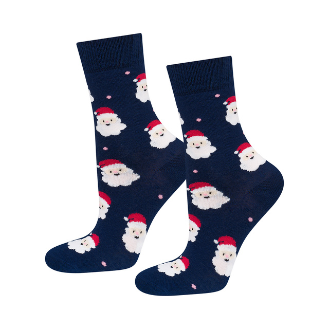Juego de 4 calcetines de mujer Soxo | Casa de Navidad | regalo para ella | Navidad | coloridos calcetines alegres